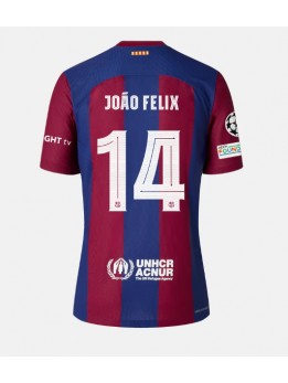 Billige Barcelona Joao Felix #14 Hjemmedrakt 2023-24 Kortermet